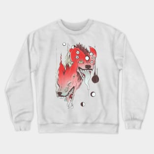 Hyenas Creatures Art Crewneck Sweatshirt